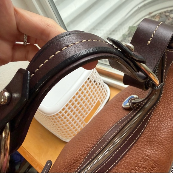 Dooney & Bourke Vintage Pebble Leather Hobo Bag - Picture 11 of 14